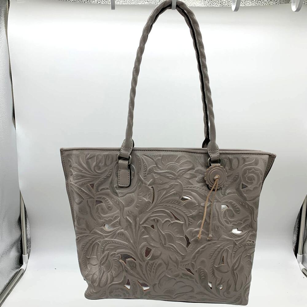 Patricia Nash Leather Handbags Cutout Adeline Tote